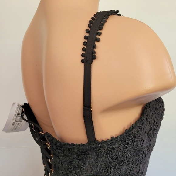 Sabina Musayev Nicolette Lace Embroidered Midi Dress Large - Picture 5 of 8